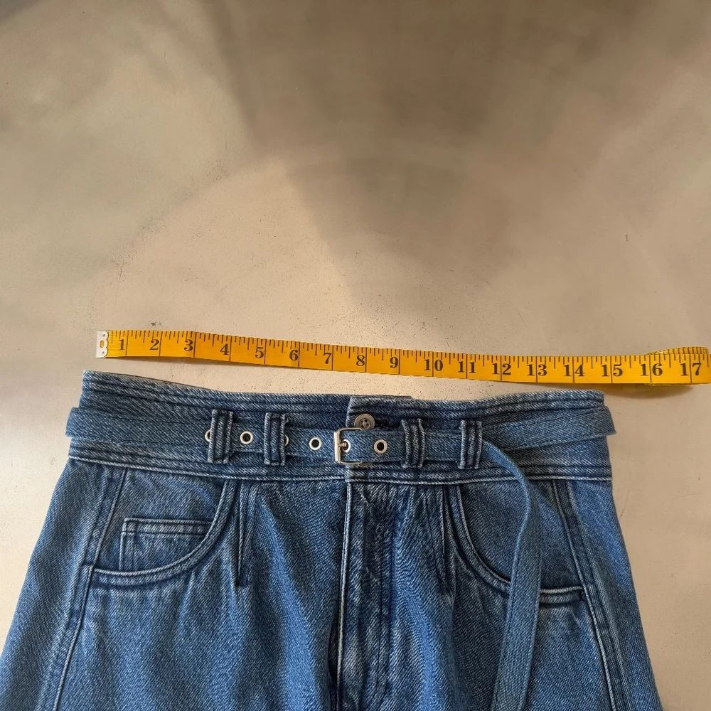 Pilcro Barrel Denim Midi Skirt Pilcro Anthropologie Curated by Anthropologie US2 - Picture 5 of 6